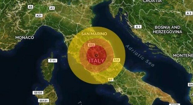 Terremoto Perugia, serie di scosse anche durante la notte
