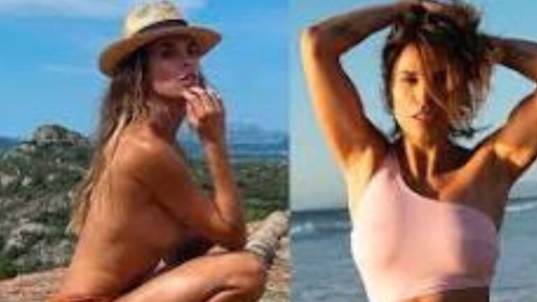 Elisabetta Canalis, la foto da censura: “fuori di seno”
